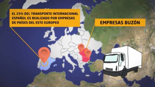 Cada vez más flotas búlgaras, lituanas y rumanas en el transporte español