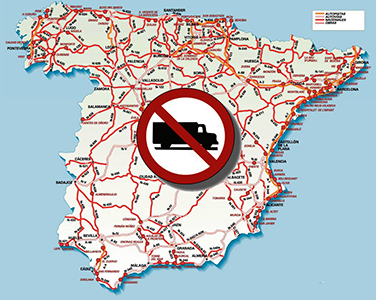 Tráfico publica las restricciones a camiones en España para 2024 -  Fenadismer